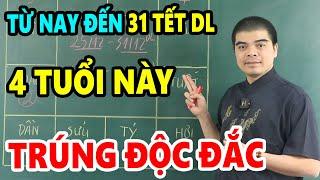 4 Con Giáp Lộc Trời Rơi Xuống Từ Nay Đến 31 Tết DL 100 Tỷ Cầm Tay Tiền Tiêu 3 Đời Không Hết