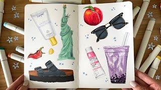 illustrating with ohuhu alcohol markers  no blending required & more tips for beginners