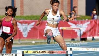 Sydney McLaughlin high school record 54.46 400m hurdles at NBNO