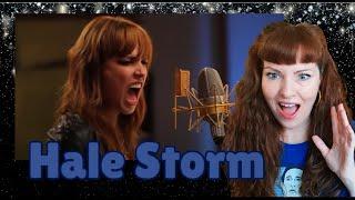 Redhead Reaction to Halestorm - "Empire State Of Mind" (Jay-Z cover) captured in The Live Room