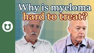 Why is myeloma hard to treat? What is meant by a signaling pathway? #myeloma