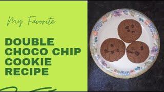 The ultimate double choco chip cookies ~ Foodie Buddie