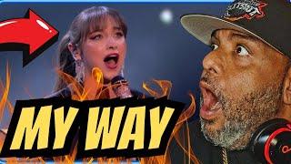 BLOWN AWAY!!! | Sydnie Christmas blows Judges away singing 'My Way' | REACTION!!!!