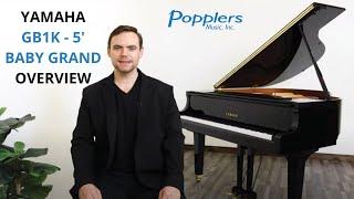 Yamaha GB1K - 5' Baby Grand Piano Overview and Demo Playing Examples | Popplers Music