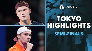 Fils Battles Rune; Humbert Takes On Machac  | Tokyo 2024 Semi-Final Highlights