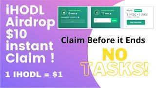 iHodl Airdrop Claim 10 iHODL Token Instantly