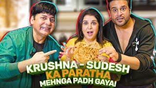 Krushna - Sudesh Ki Comedy Ke Sath Amritsari Parathe ki Recipe! | @FarahKhanK