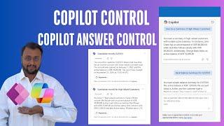 Copilot and Copilot Answer Component in Canvas Apps