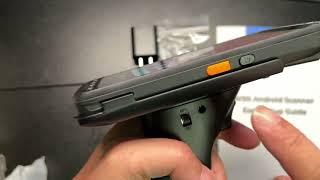 Unboxing 2023 Newest Android Barcode Scanner w/ Pistol Grip- NFC 3G 4G BT GPS Wi-Fi QR 1D 2D Barcode