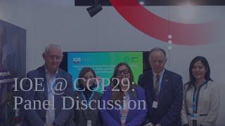 IOE @ COP29: Panel on implementing lessons from Just Transition Work Programme