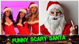 FUNNY & SCARY SANTA I Recopilación  Bromas y Sustos en OMEGLE por NAVIDAD 