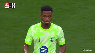 Ansu Fati Very Impressive Against Alaves