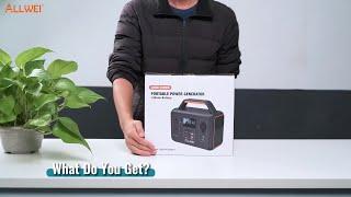 ALLWEI 300W Power Station Unpack Video