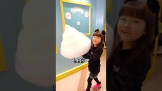 東京のわたがしを食べたい女子 #わたあめ #原宿レインボー