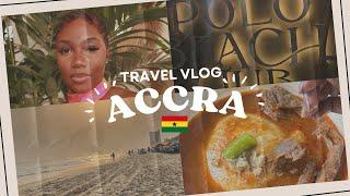 TRAVEL VLOG: accra pt. one! vibes, nightlife, local food spots, thoughts for 2025  | janeandjhane