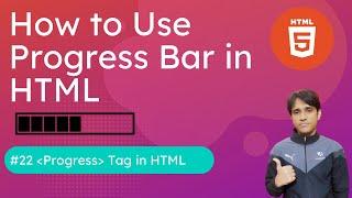 #22  How to Use Progress Bar in HTML in Hindi