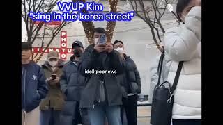 VVUP Kim "when sing on the street in Korea" pre debut