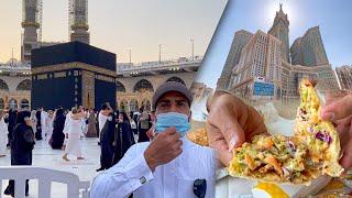 Visiting KAABA  Sharif & LUNCH  in Makkah Clock Tower | ZAMZAM Tower, Masjid Al Haram Saudi Arabia