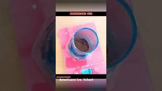 How to make Americano ice.#shorts