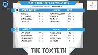 NSW Premier Cricket - Second Grade (Albert Cup) - Round 15 - Sydney University v Parramatta