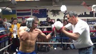 Gennady Golovkin in beast mode!! Displays sick power in workout!! - Villainfy