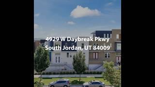 4929 W Daybreak Pkwy South Jordan UT 84009 | 3 Bedroom Townhome For Sale