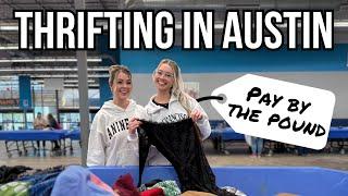 Thrift With Me in Austin | Goodwill Outlet VLOG