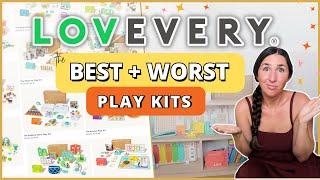 LOVEVERY BEST + WORST PLAY KITS Ranked By Age | Montessori Subscription Toy Box