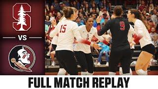 Stanford vs. Florida State Full Match Replay | 2024 ACC Volleyball