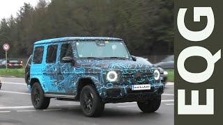 Mercedes Erlkönig EQG on the road * die vollelektrische G-Klasse 2024 * the all-electric G-Class