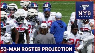 New York Giants Initial 53-man Roster Projection