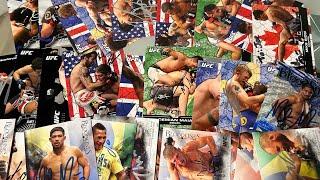 FROM UK TO BRAZIL TO USA! 61 GLORIOUS UFC TOPPS BLOODLINES & INSERT AUTOGRAPHS! W/ COLLAGE DISPLAY