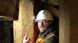 Historic graffiti at Kibworth Harcourt Mill | SPAB