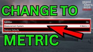 HOW TO CHANGE MEASUREMENT SYSTEM TO METRIC!  (Change to KM/H!)