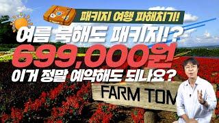 여름 '홋카이도北海道' 패키지 여행상품 파해치기! 699,000원 상품 갈만할까요?