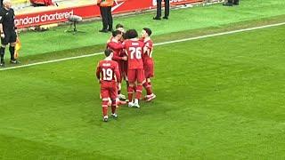 CHIESA SCORES HIS FIRST GOAL FOR LFC! | Liverpool 4-0 Accrington Stanley