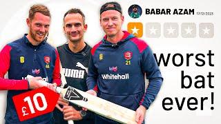 PRO CRICKETERS Test The Worst Rated Cricket Bat Online | You Won't Believe The Results