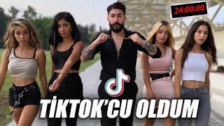 24 SAAT İÇİNDE TİKTOK'CU OLMAK !! ( KIZLARDAN DERS ALDIM )