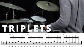 3 Fast Triplet Fills to Play Between Grooves - Quick Drum Lesson