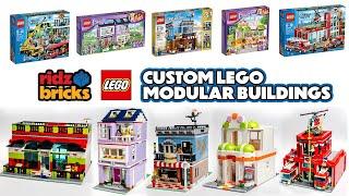 Custom LEGO Modular Building MOCs Based on Sets