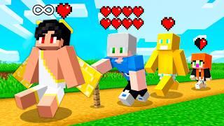 Sobrevivi de BEBÊ até IMORTAL com meus Amigos no Minecraft!