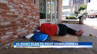 Lt. Gov Josh Green  releases plan to reduce homelessness in Hawaii