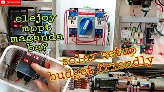 elejoy mppt  kumusta na ba? Part2 solar set up budget friendly