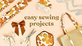 5 Easy Sewing Projects To Make! | Step-By-Step Sewing Tutorial