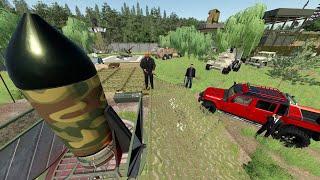 Police Find Secret Nuke in Abandoned Army Base | Farming Simulator 22