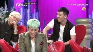 (SUBBED) Big Bang TOP imitating Seungri on Go Show