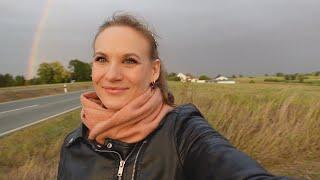 Herbstspaziergang und wunderschöner Regenbogen - Outfit of the day |  Vlog am Sonntag und Kaninchen