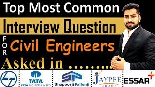 Civil Engineering Common Interview Questions | Job Interview Q & A for Civil Engineers #CivilGuruji