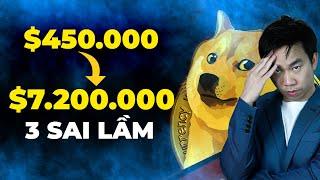 3 Sai Lầm Lớn Tôi Học Từ $450.000 Lên $7.200.000 Trong Dogecoin