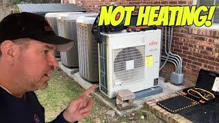 Fujitsu Ductless Heat Pump Mini Split 5 Zone Not Heating - Needs Refrigerant Every Year!